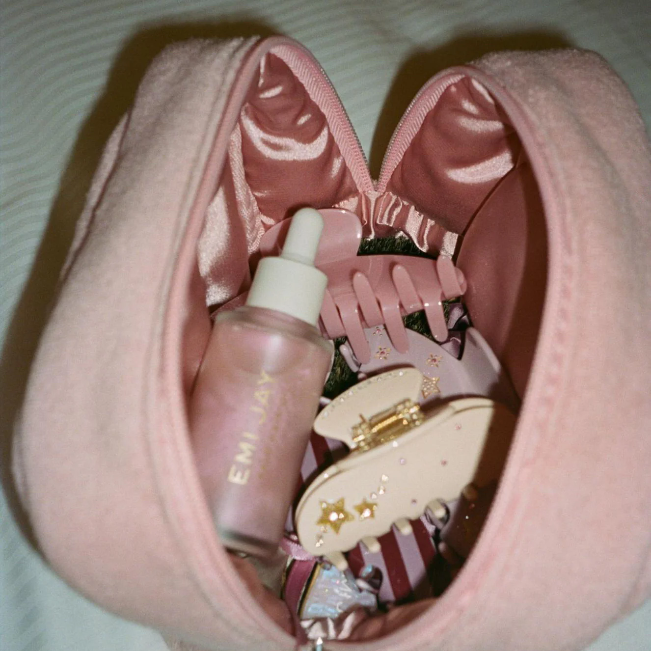 Terry Pouch in Baby Mauve - Image 2